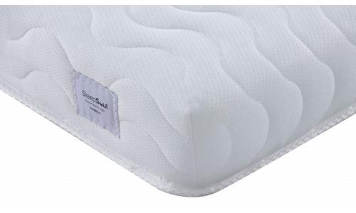 Bed Frame & Reflex Foam Soft Quilted Mattress